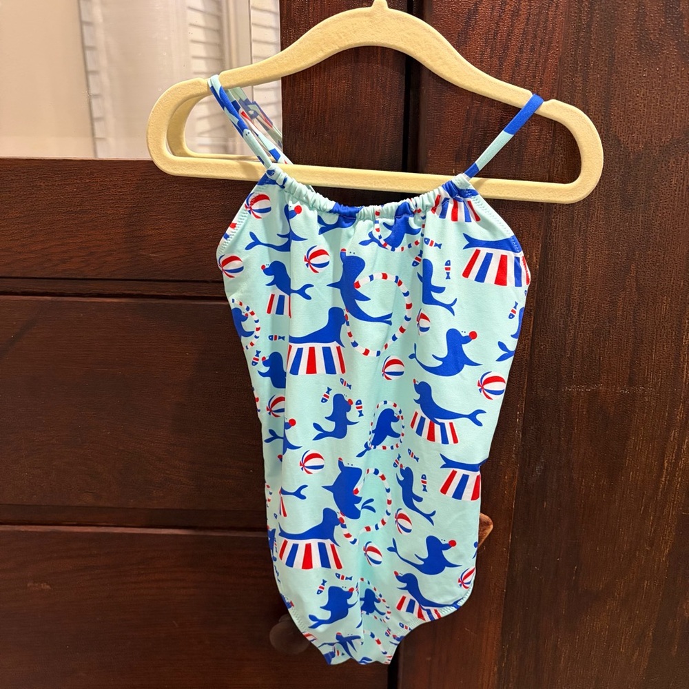 Vilebrequin Kids Swimsuit with Rashguard with Blue Dinosaur Print